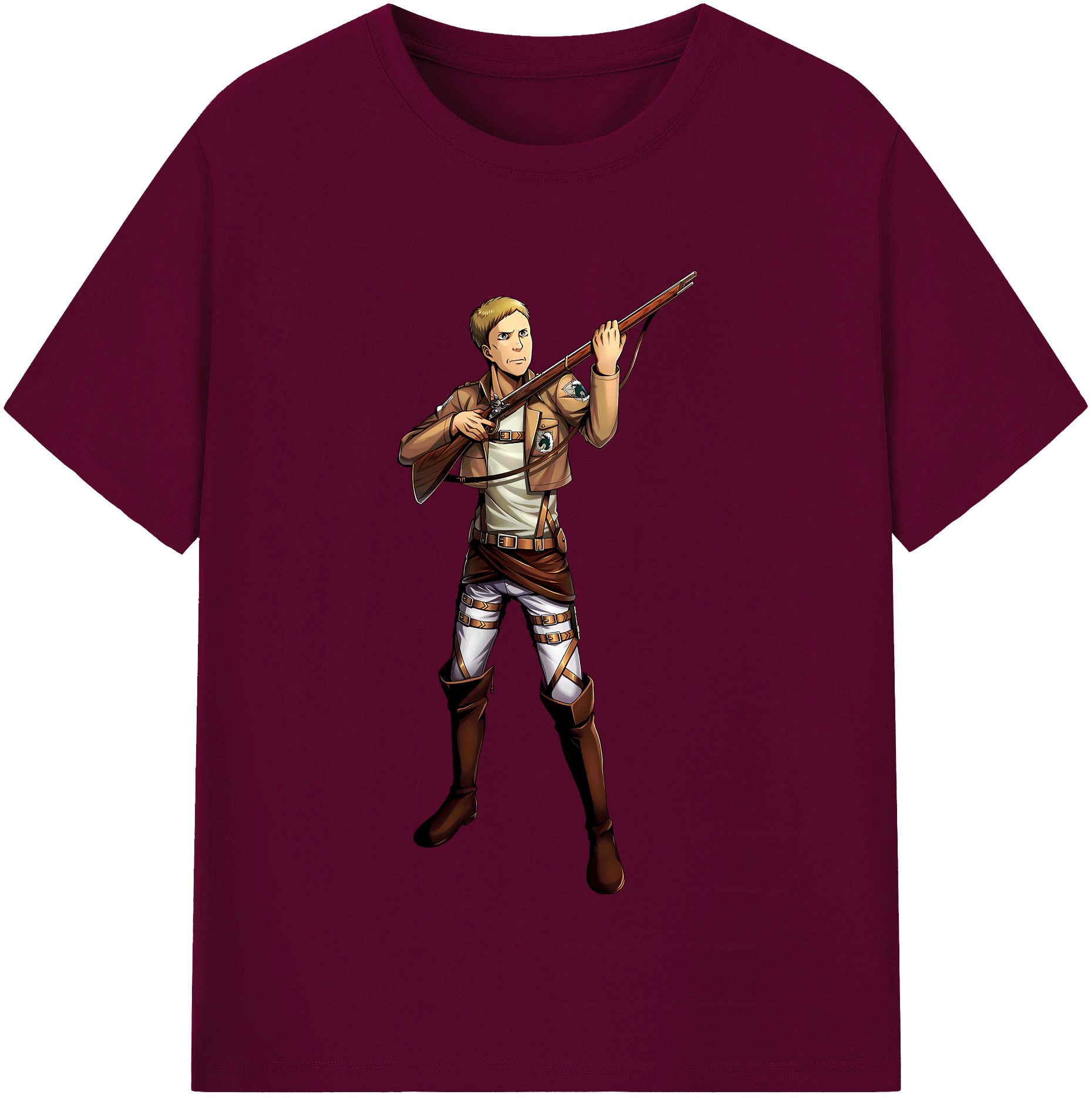 （画像用） 進撃の巨人 Attack on Titan レディースカジュアルプリントTシャツ（綿100％）